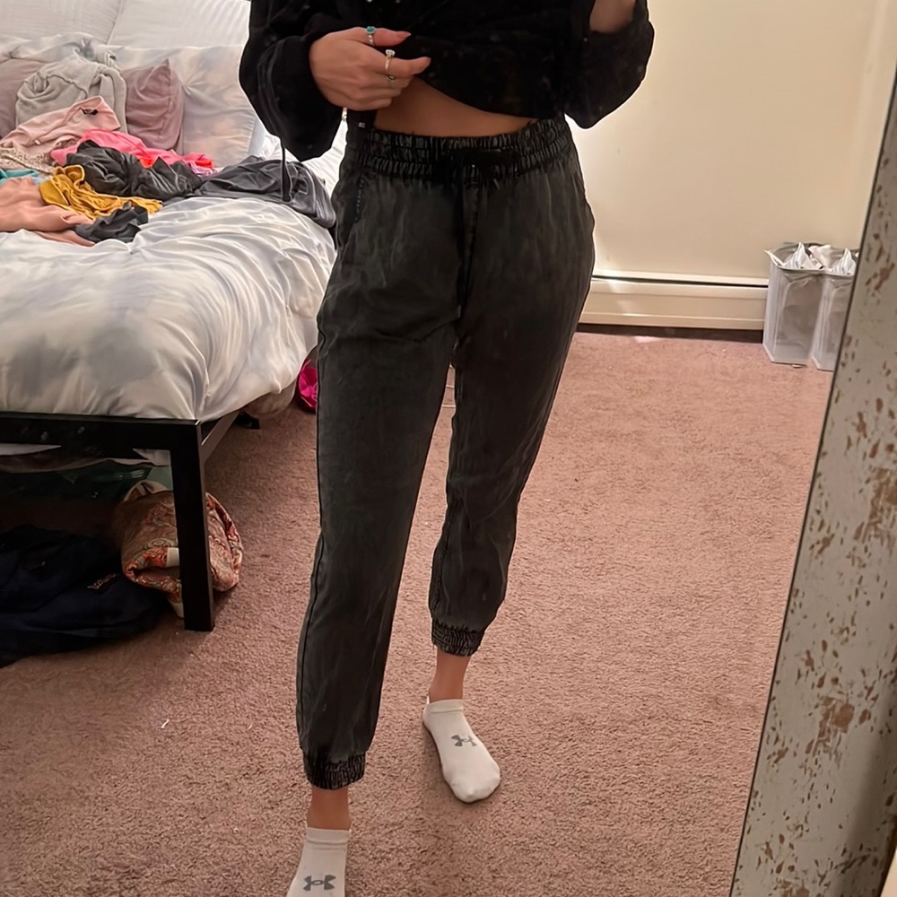 black joggers